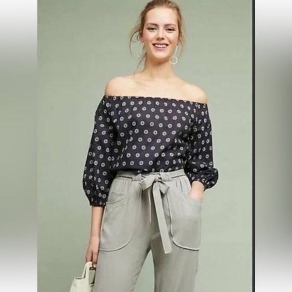 Maeve Tops - Maeve Maiden Off Shoulder Blouse Batik print. Size MP